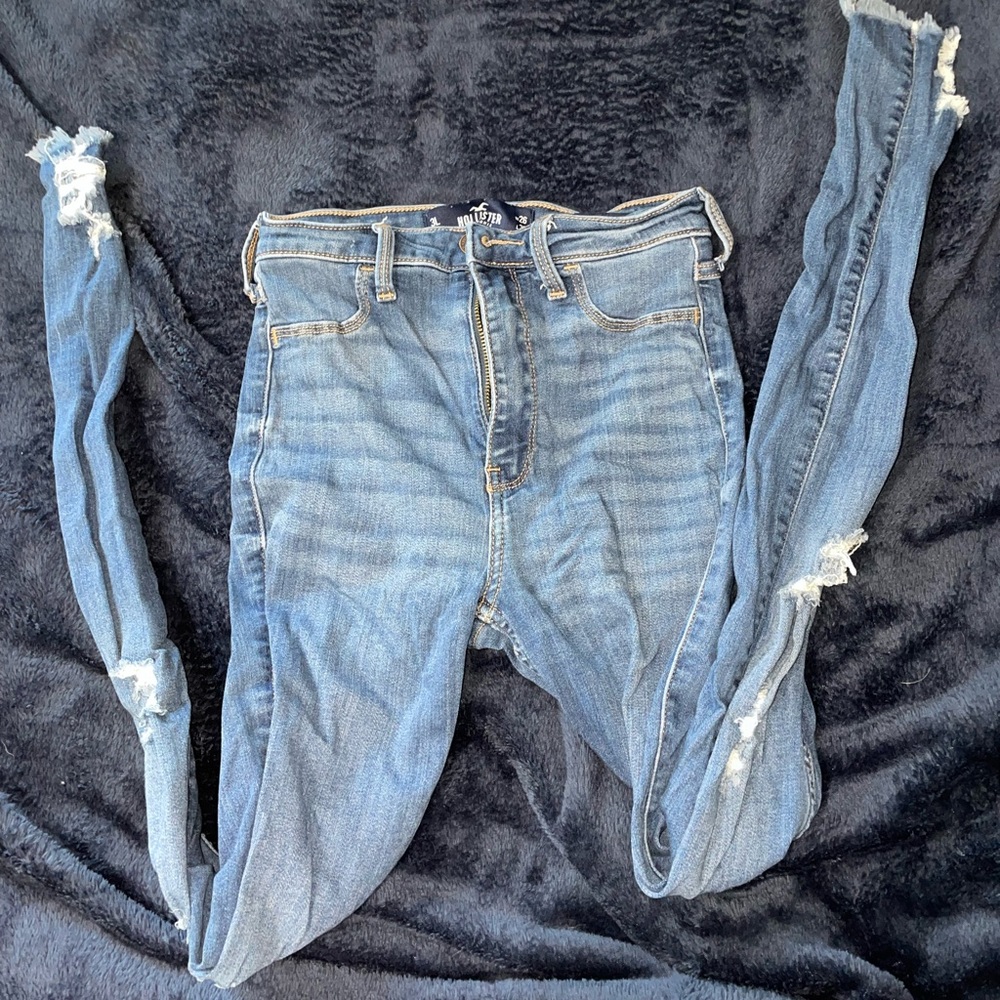 Hollister ripped jeans
